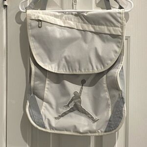 Michael Jordan Gray and White Men's Bag